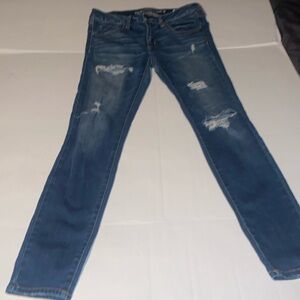 American Eagle Outfitt distressed jeggings size 6